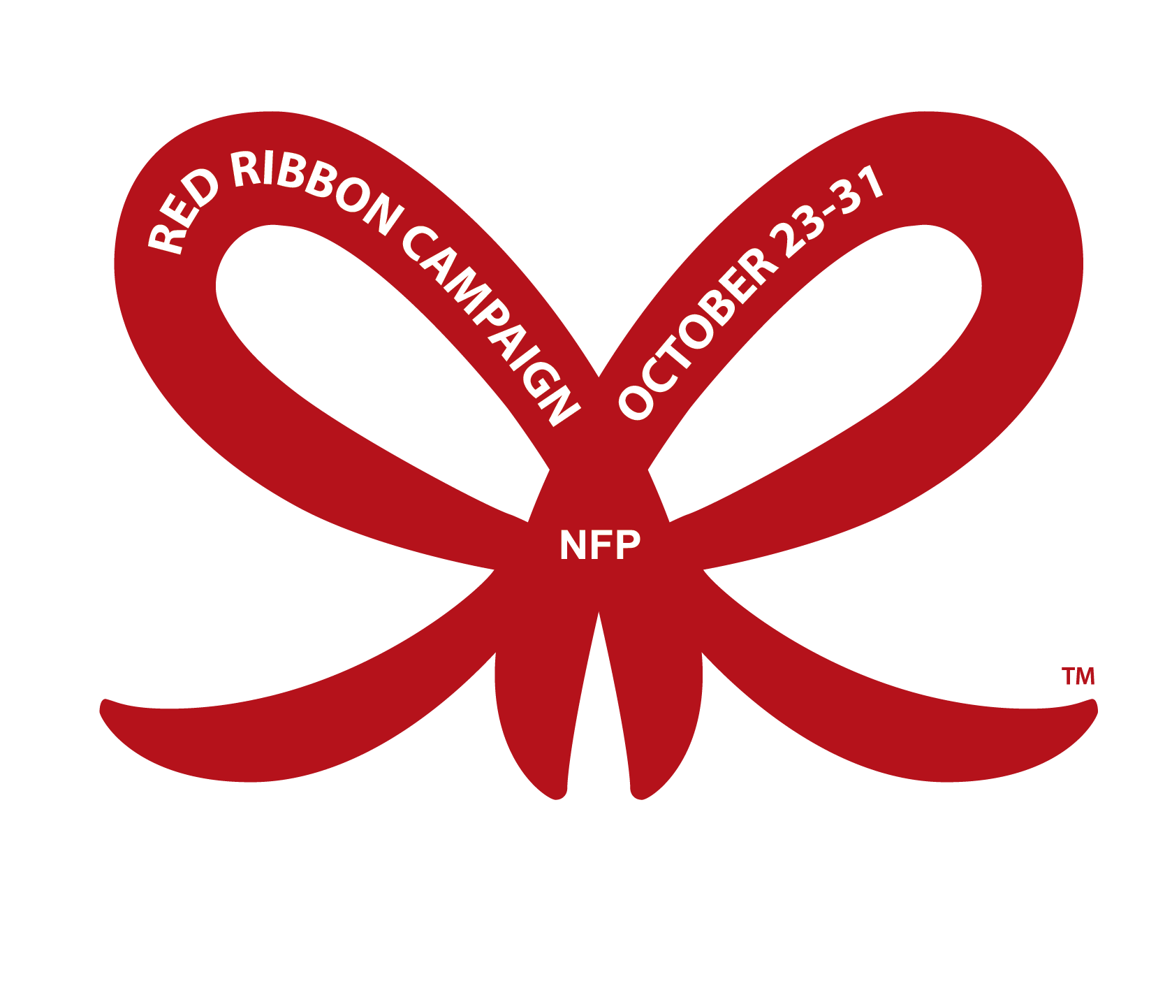 Custom Logo Satin Ribbon with White Print